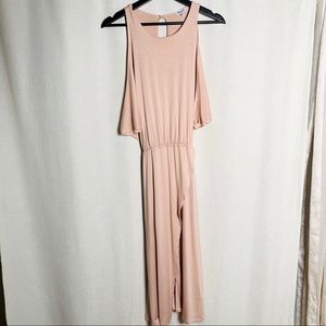 Splendid asymmetrical dress in nude pink